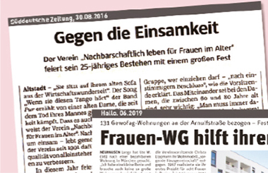 2 Zeitungsauschnitte